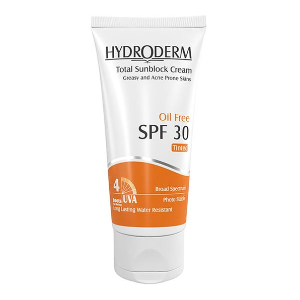 ضد آفتاب رنگی فاقد چربی SPF30 هیدرودرم