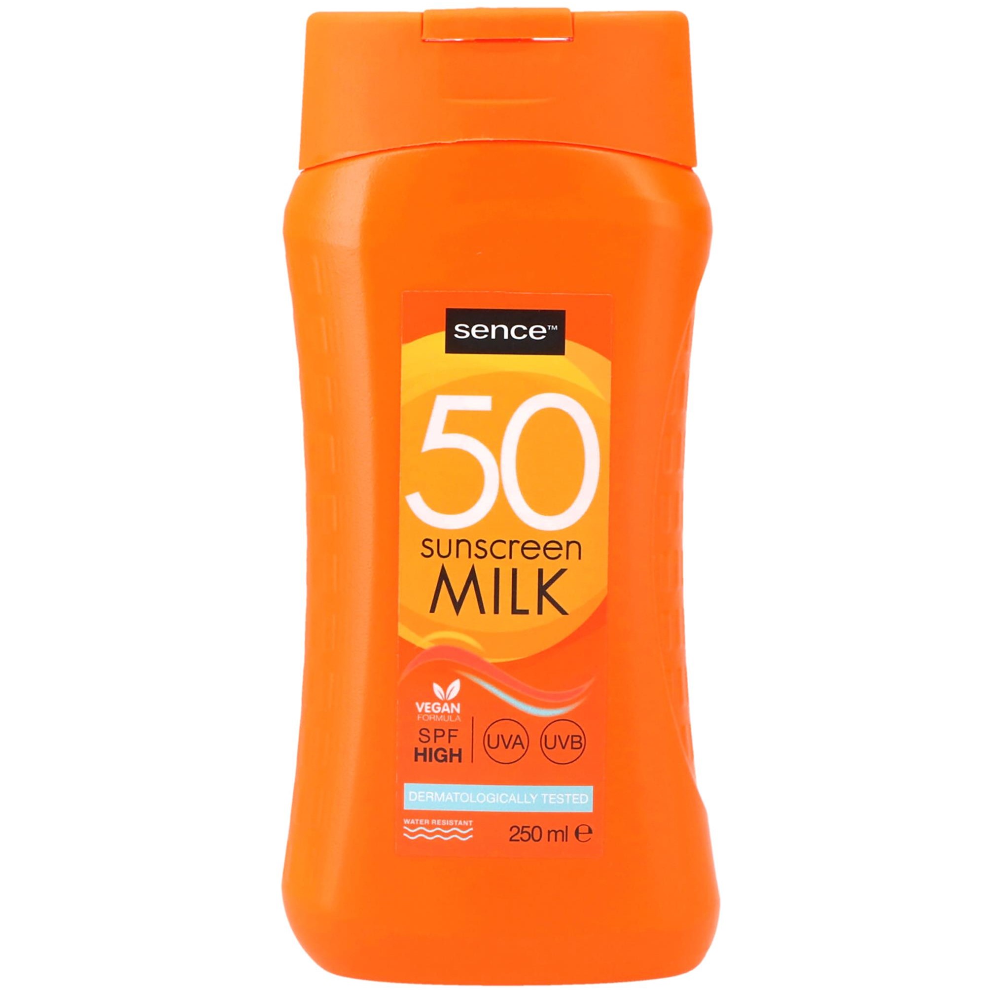 شیر ضد آفتاب سان اسکرین میلک SPF 50 سنس