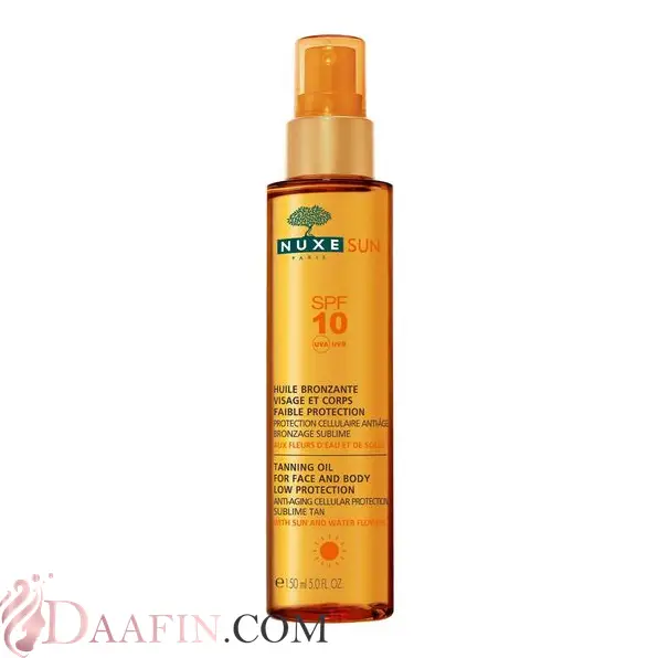 روغن برنزه با آفتاب SPF10 نوکس