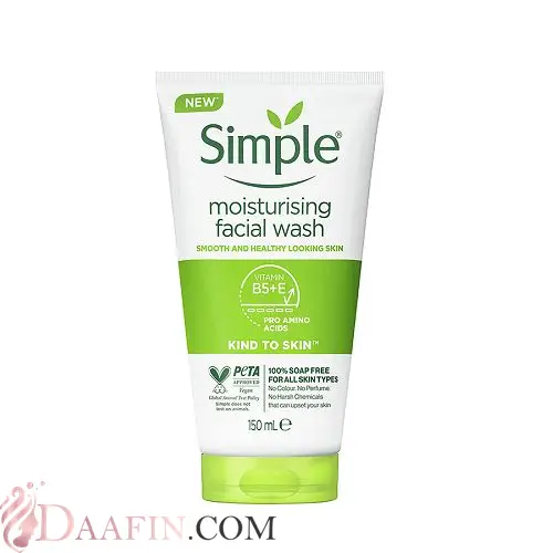 ژل شستشوی سیمپل مدل Moisturizing Facial Wash