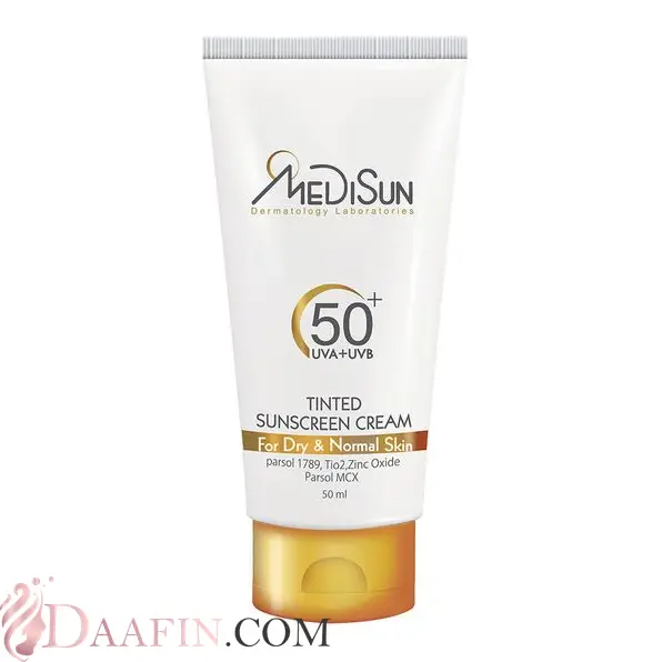 ضد آفتاب رنگی +SPF50 مدیسان